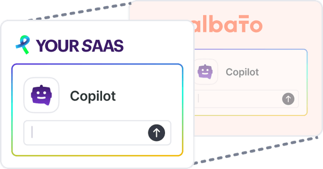Copilot iFrame styled to match a product's brand