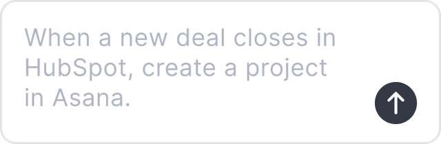 A user describing an automation to Copilot in plain English