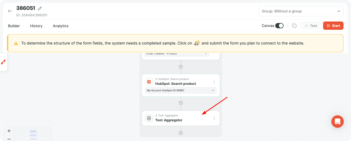 Aggregator tool after HubSpot