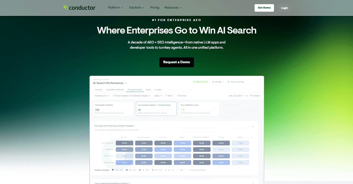 Conductor tool for work with SEO