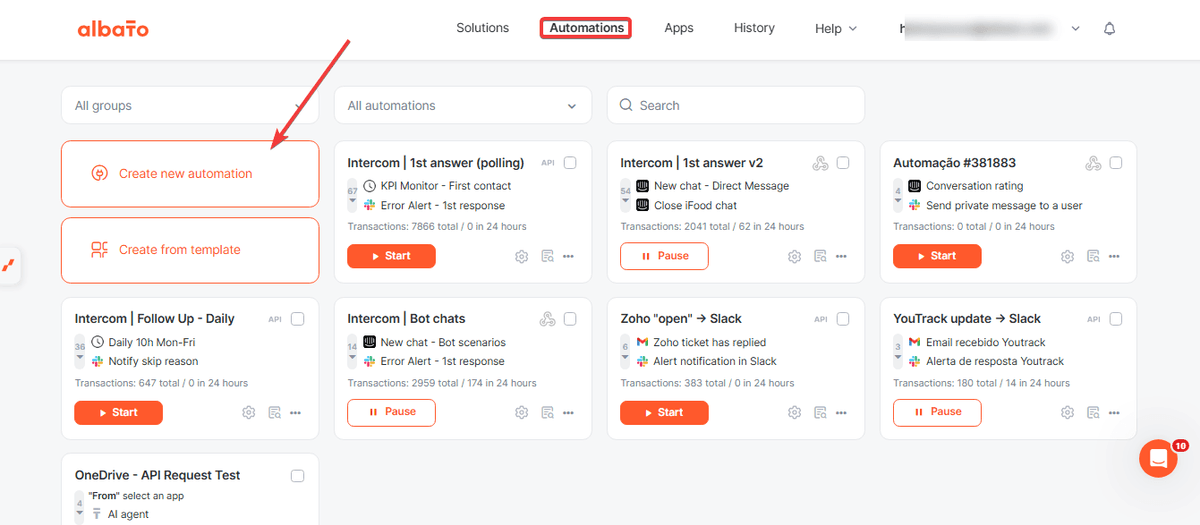 Track Intercom chat ratings in Google Sheets and Slack screenshot 2