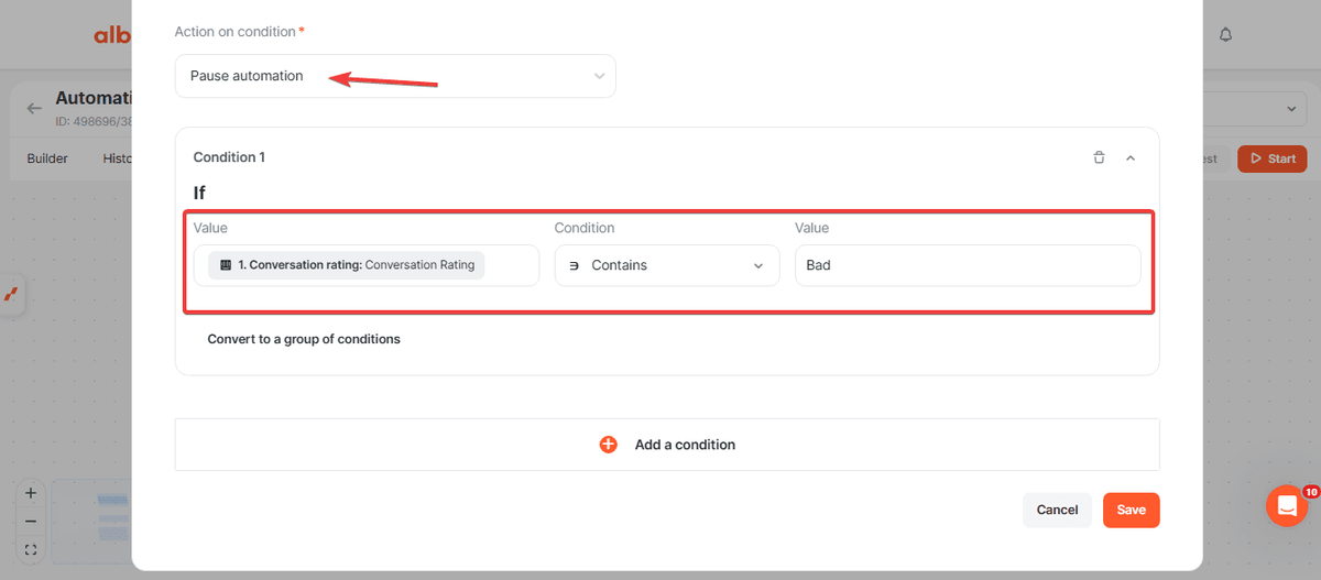 Track Intercom chat ratings in Google Sheets and Slack screenshot 10