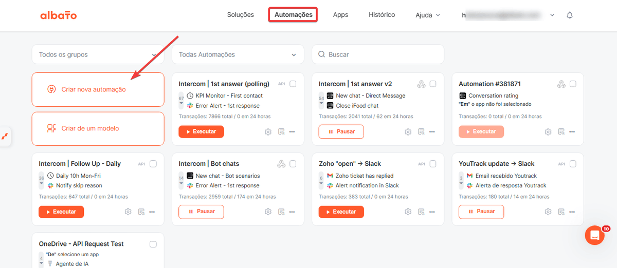 Acompanhe avaliações do Intercom no Google Sheets e Slack screenshot 2