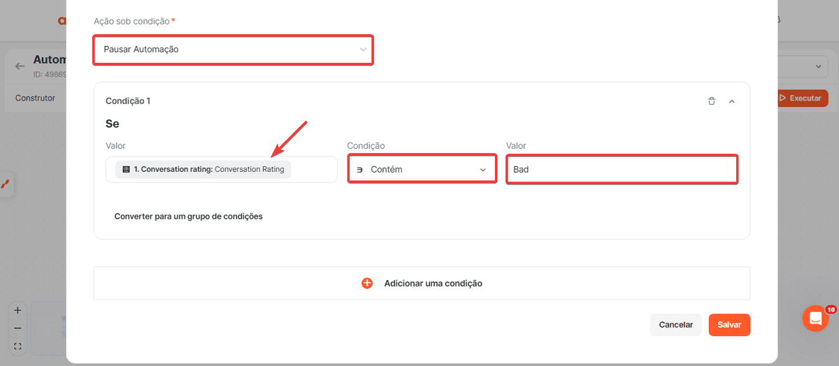 Acompanhe avaliações do Intercom no Google Sheets e Slack screenshot 10