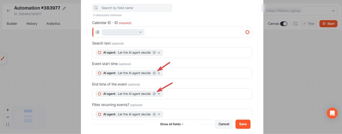 How to create an AI bot on WhatsApp to schedule events in Google Calendar screenshot 15