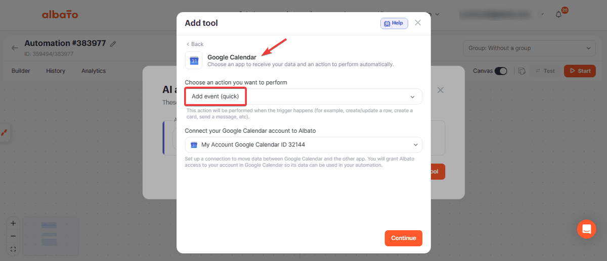How to create an AI bot on WhatsApp to schedule events in Google Calendar screenshot 18