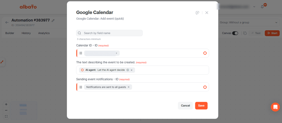 How to create an AI bot on WhatsApp to schedule events in Google Calendar screenshot 19