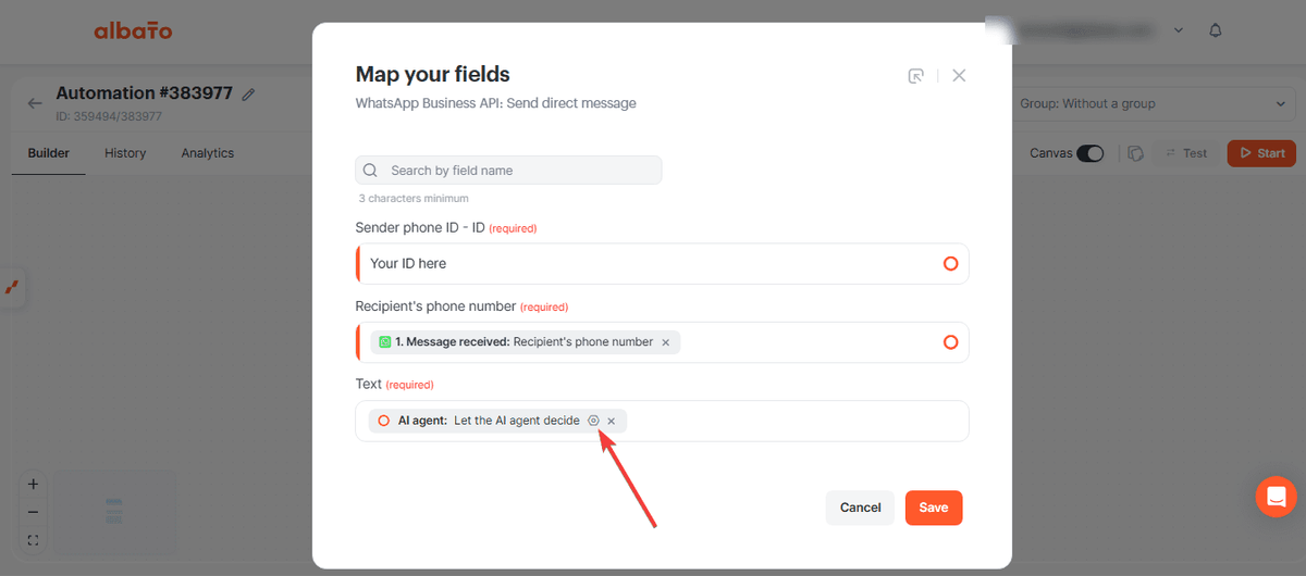 How to create an AI bot on WhatsApp to schedule events in Google Calendar screenshot 22