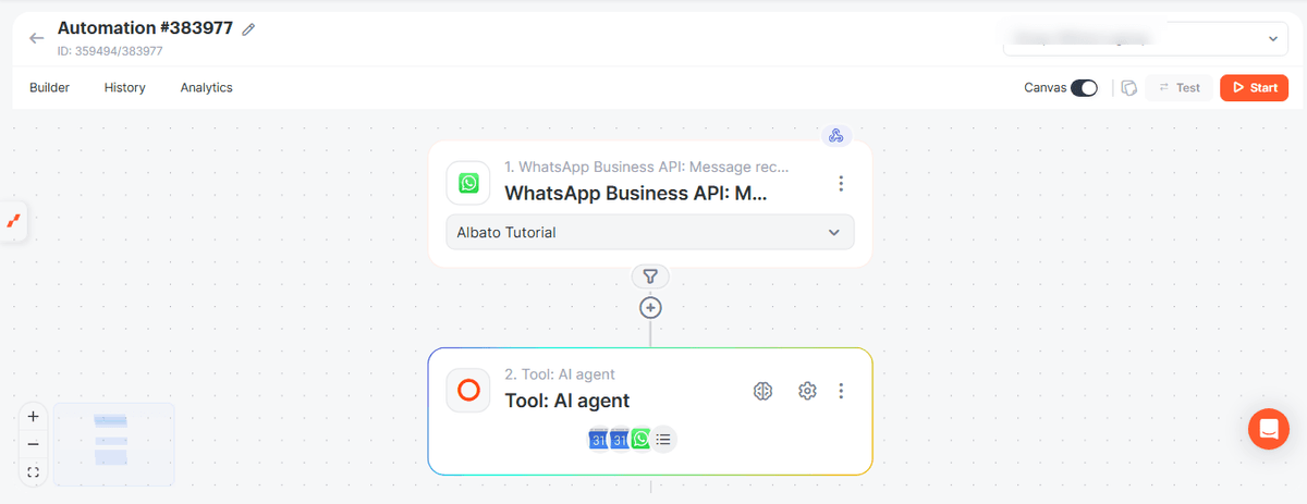 How to create an AI bot on WhatsApp to schedule events in Google Calendar screenshot 25