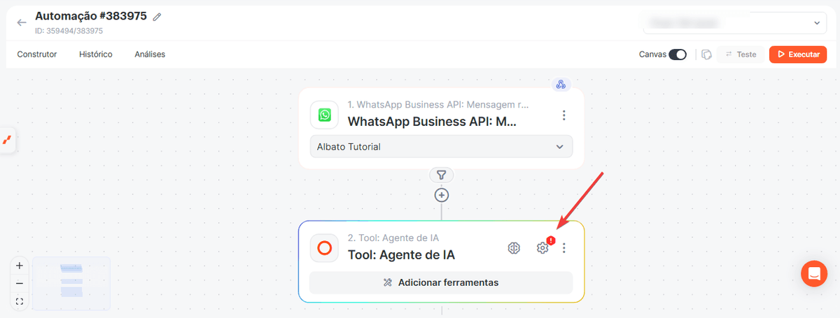 Como criar um bot de IA no WhatsApp para agendar eventos no Google Calendar screenshot 9