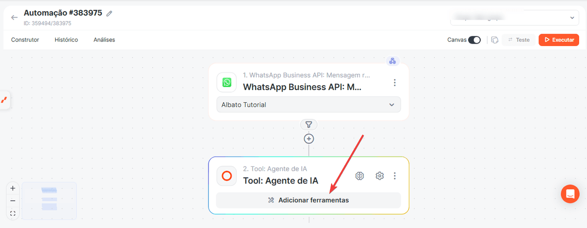 Como criar um bot de IA no WhatsApp para agendar eventos no Google Calendar screenshot 12