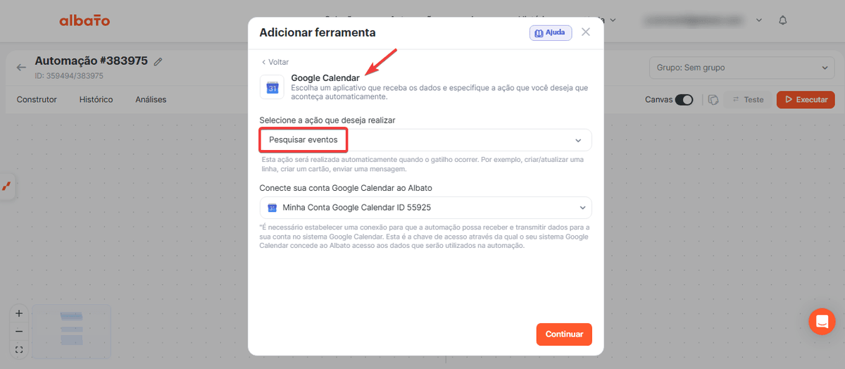 Como criar um bot de IA no WhatsApp para agendar eventos no Google Calendar screenshot 13