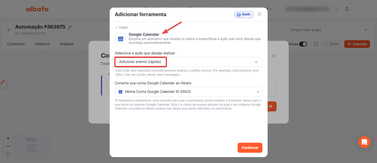 Como criar um bot de IA no WhatsApp para agendar eventos no Google Calendar screenshot 19