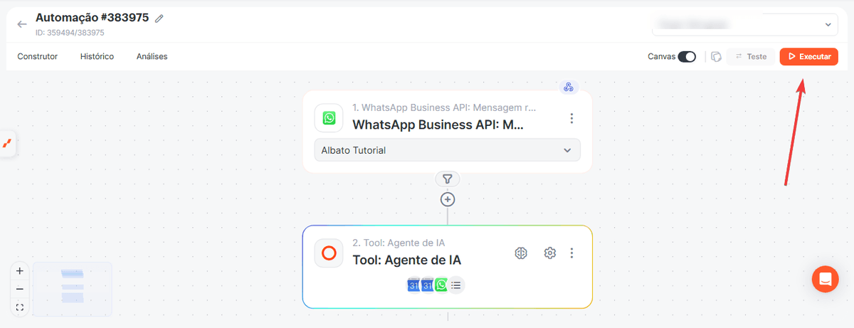 Como criar um bot de IA no WhatsApp para agendar eventos no Google Calendar screenshot 28