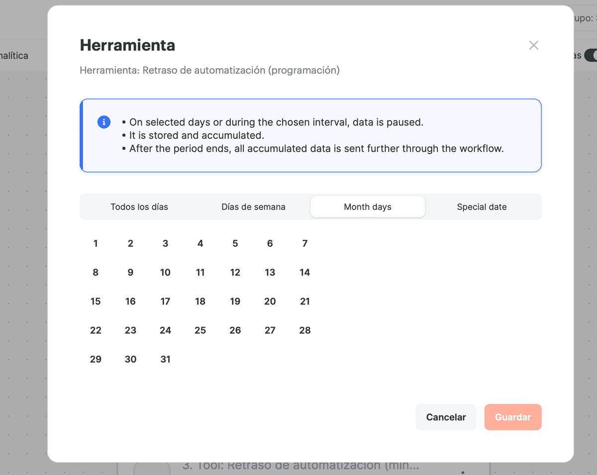 Herramienta Retraso de automatización screenshot 10