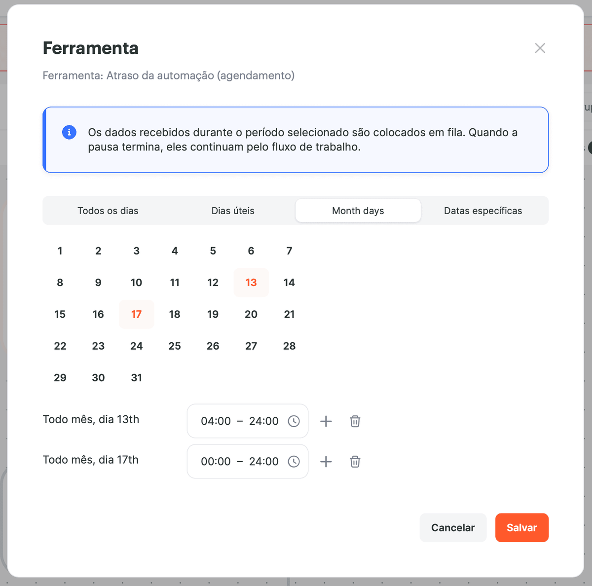 Ferramenta Atraso da automação screenshot 10