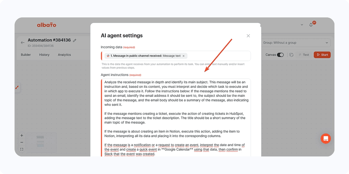 EN | How to create an AI agent inside Slack to help you with tasks in external apps screenshot 11