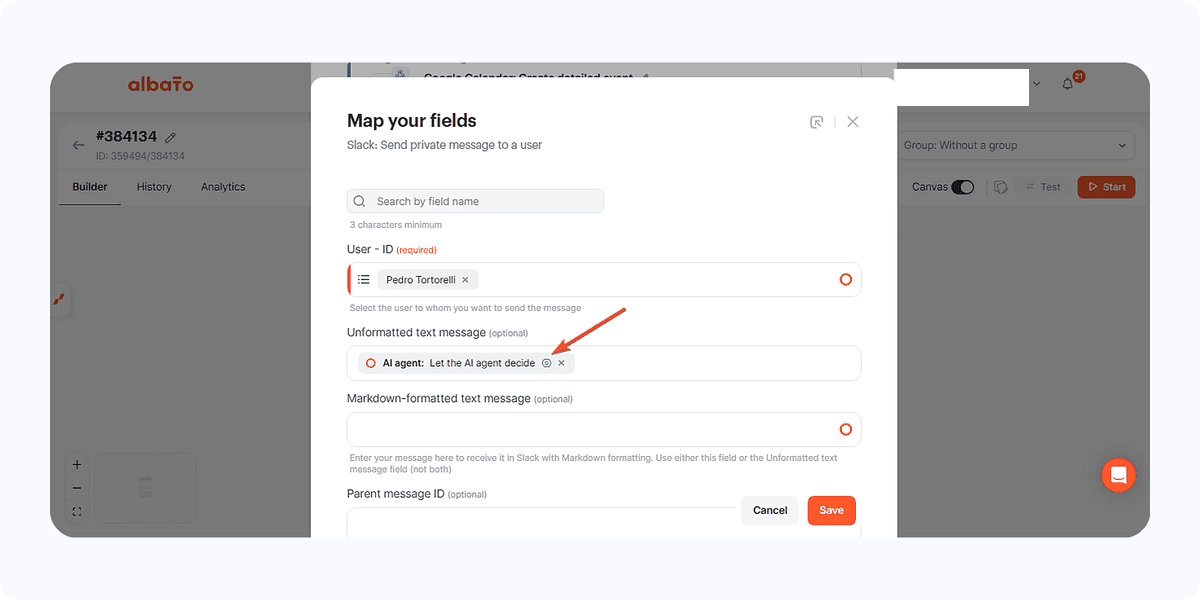 EN | How to create an AI agent inside Slack to help you with tasks in external apps screenshot 21