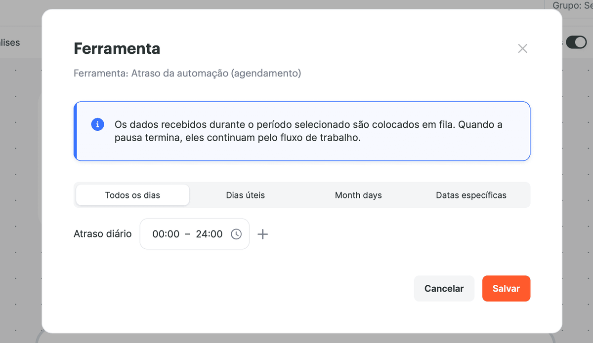 Ferramenta Atraso da automação screenshot 8