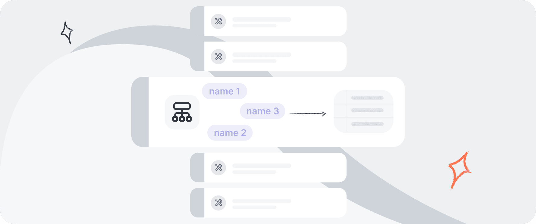 Split String into Elements of a Row Section Tool