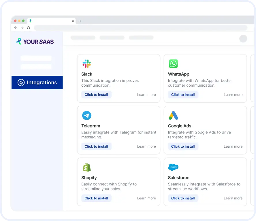 Albato embedded integrations